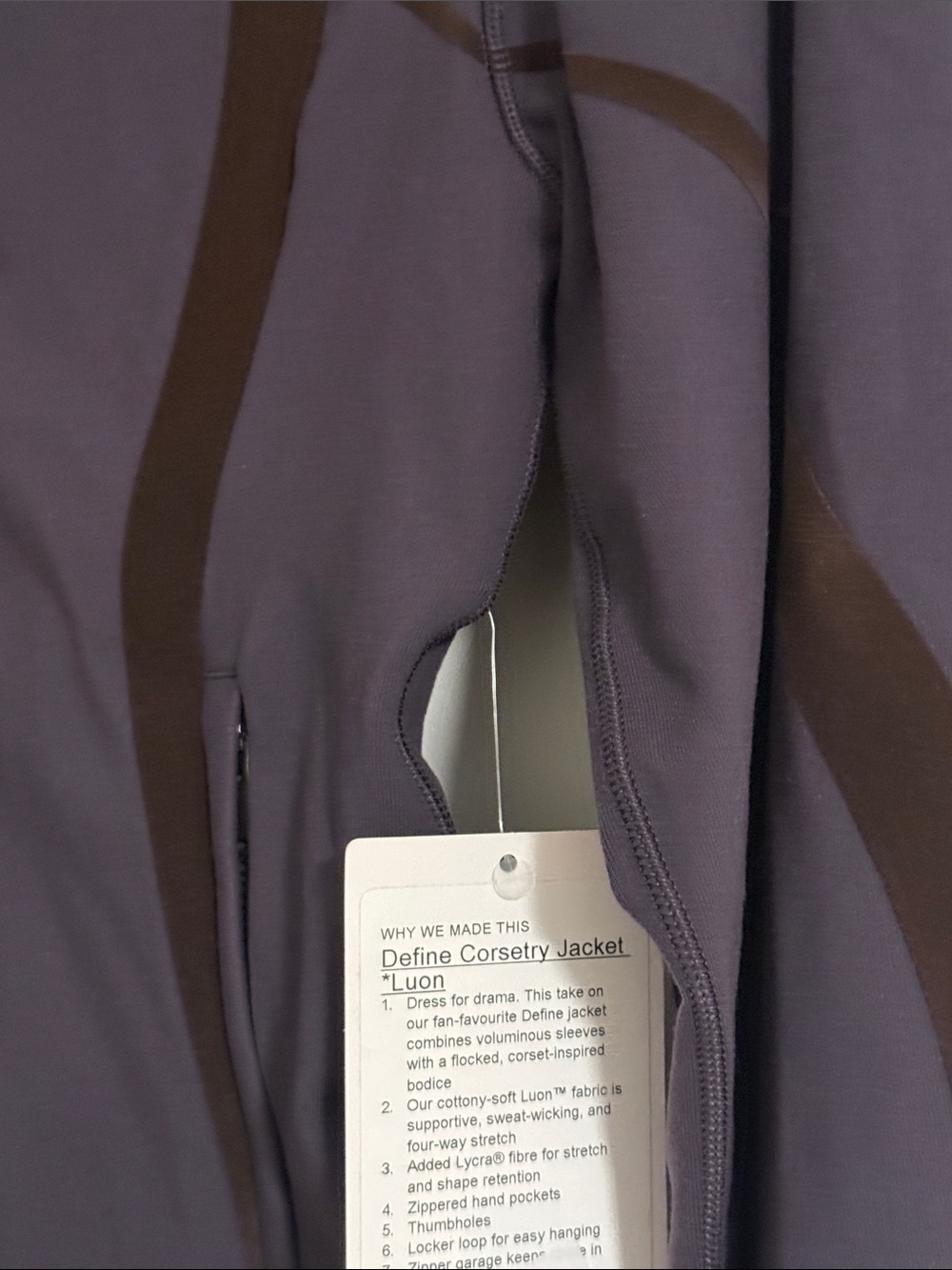 Lululemon Athletica Women's Define Corsetry Jacket - Picture 2 of 4